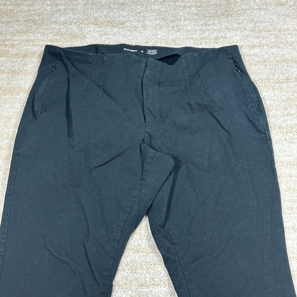 Old Navy Pants Womens 18 Polished Pixie Skinny Extra High-Rise Black Secret